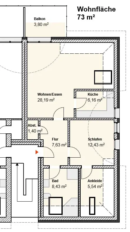3 Zimmer Wohnung mit 73 m² in Gütersloh – Bild 10