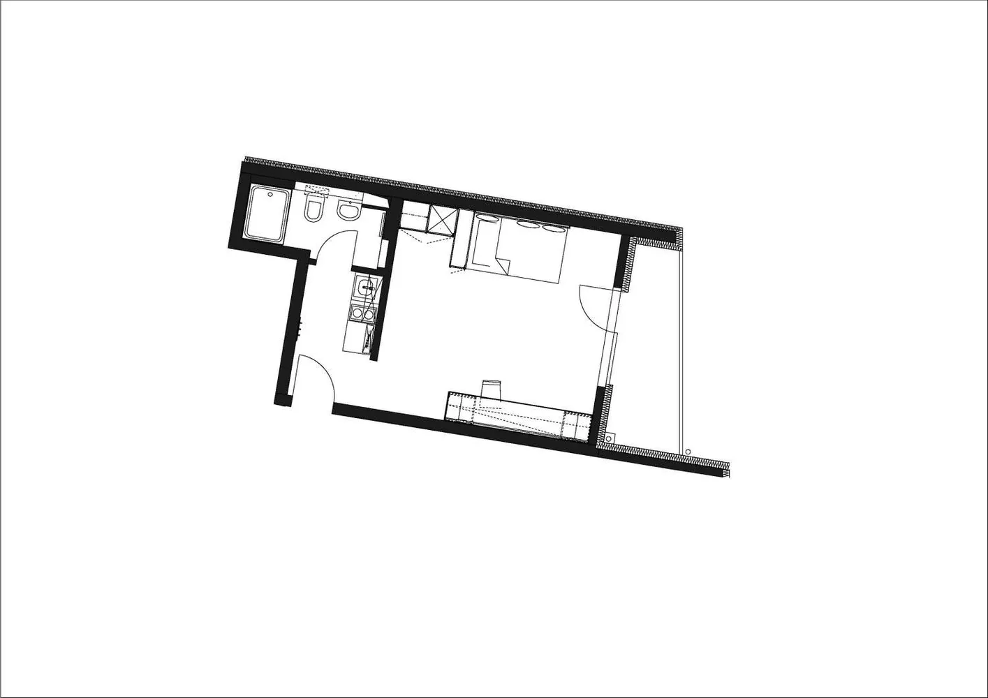 1 room apartment with 34 m² in Bonn – Photo 3