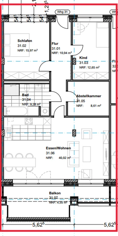3 Zimmer Wohnung mit 108 m² in Osnabrück – Bild 3