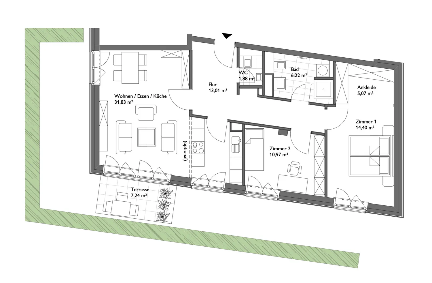 3 Zimmer Wohnung mit 87 m² in Hamburg – Bild 12