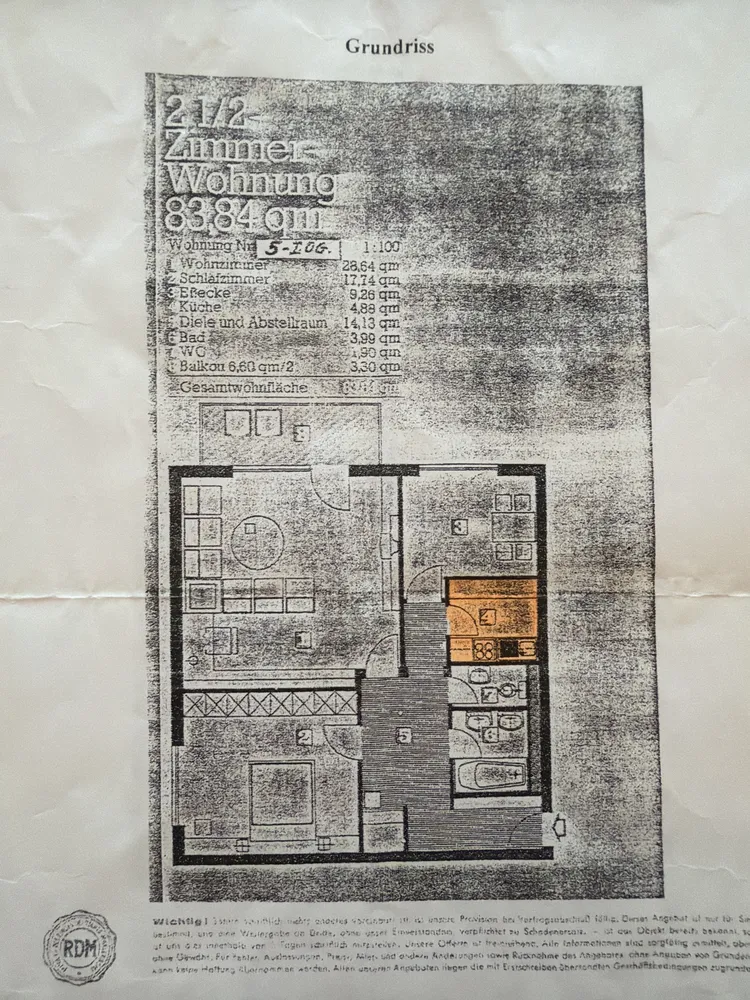 3 Zimmer Wohnung mit 84 m² in Wiesbaden – Bild 11
