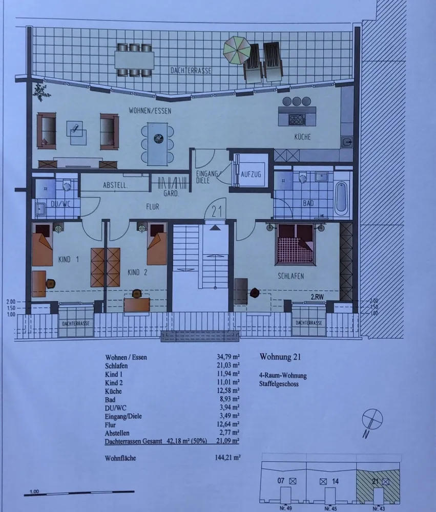 4 Zimmer Wohnung mit 144 m² in Neuss – Bild 7