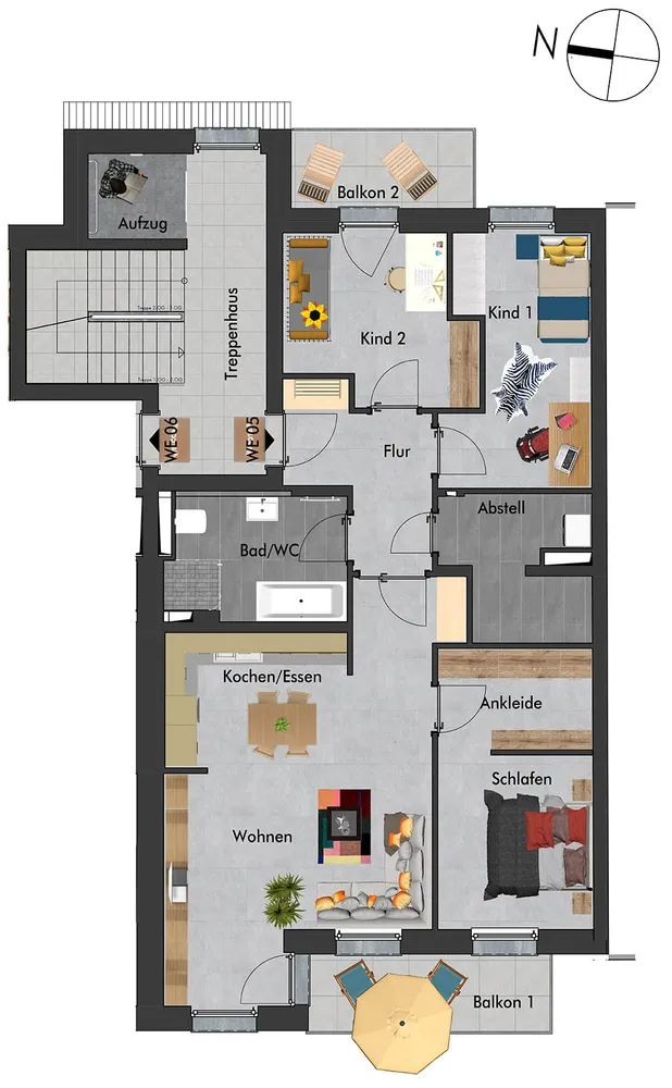 4 Zimmer Wohnung mit 98 m² in Chemnitz – Bild 3