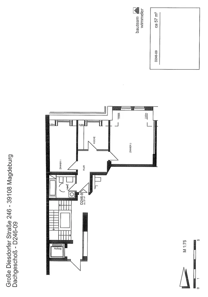 2 room apartment with 57 m² in Magdeburg – Photo 8