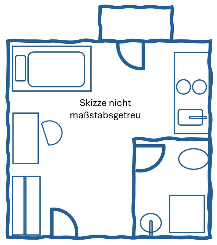 1 Zimmer Wohnung mit 20 m² in Rosenheim – Bild 1
