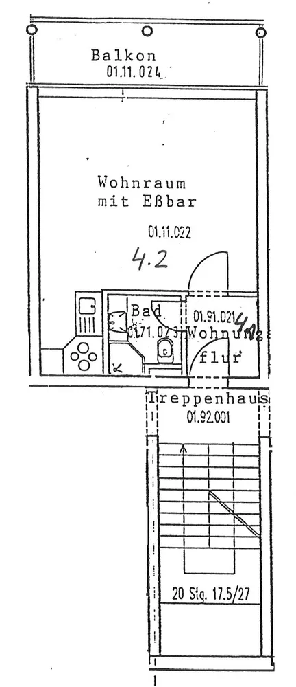 1 room apartment with 38 m² in Magdeburg – Photo 4