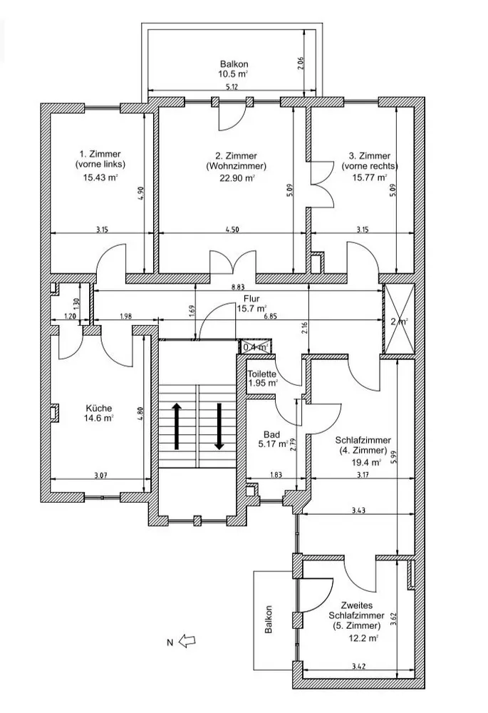 5 room apartment with 132 m² in Darmstadt – Photo 5