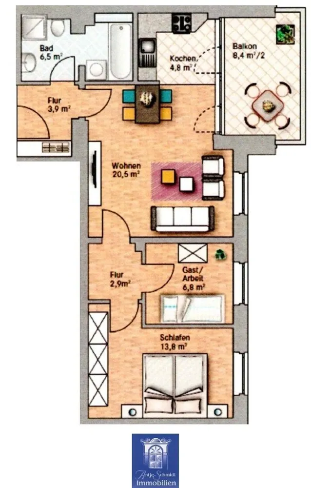3 Zimmer Wohnung mit 63 m² in Dresden – Bild 9