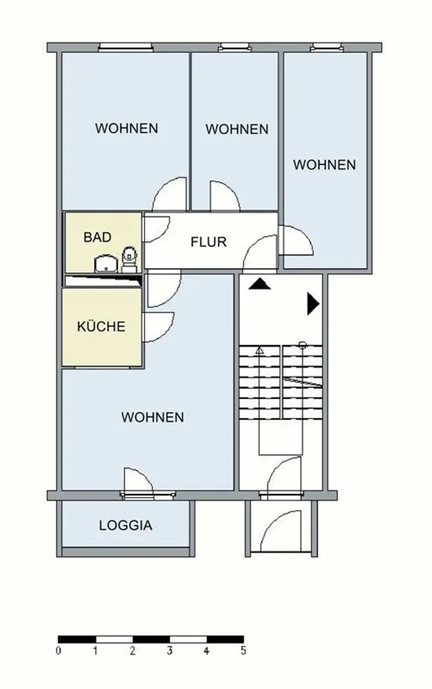 4 Zimmer Wohnung mit 75 m² in Neubrandenburg – Bild 6