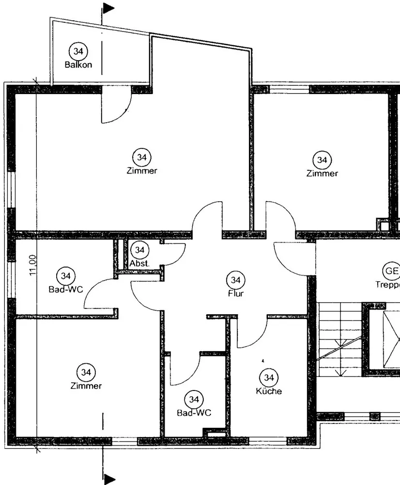 3 Zimmer Wohnung mit 93 m² in Essen – Bild 7