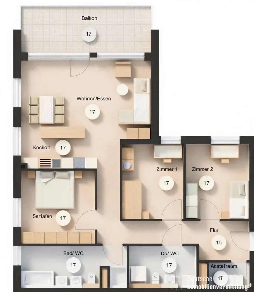 4 Zimmer Wohnung mit 119 m² in Stuttgart – Bild 8