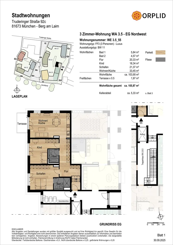 4 Zimmer Wohnung mit 106 m² in München – Bild 8