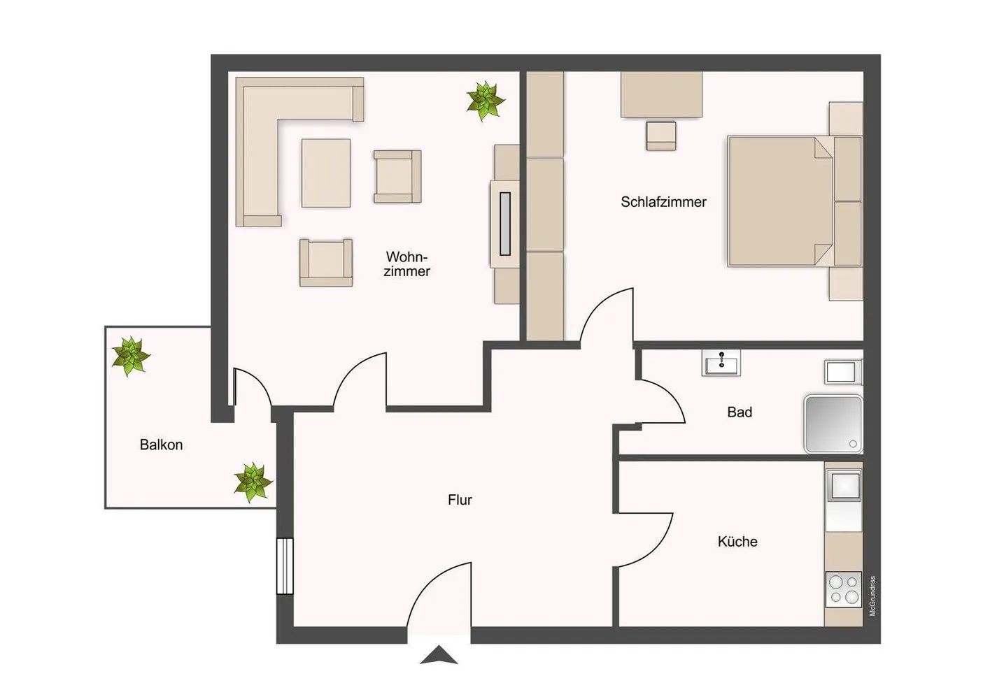 2 Zimmer Wohnung mit 63 m² in Chemnitz – Bild 9
