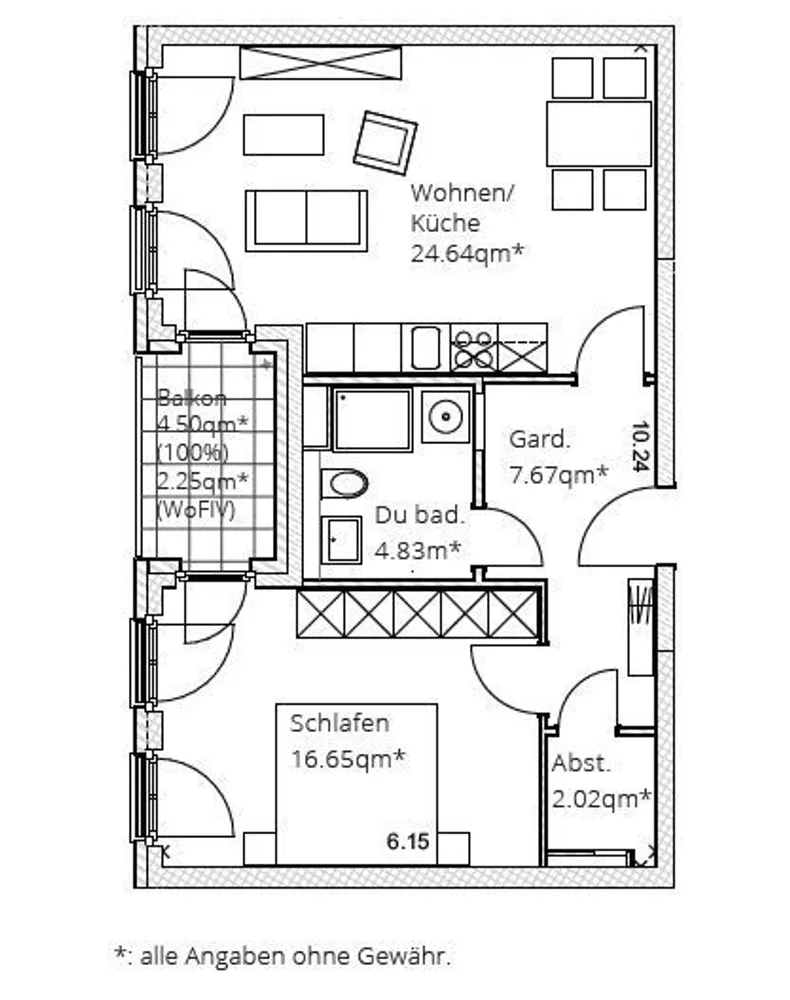 2 Zimmer Wohnung mit 58 m² in Dresden – Bild 9
