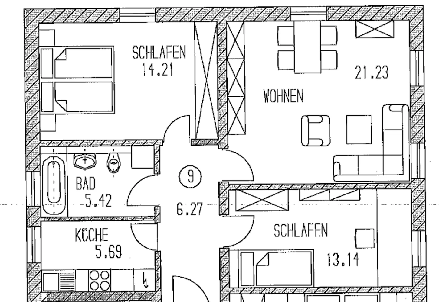 3 Zimmer Wohnung mit 66 m² in Chemnitz – Bild 6
