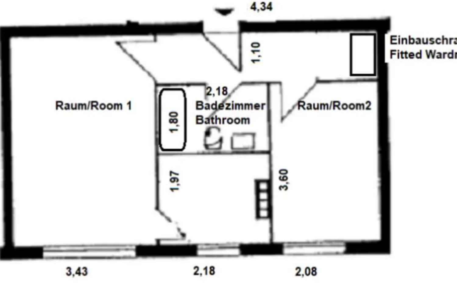 2 Zimmer Wohnung mit 37 m² in Berlin – Bild 3
