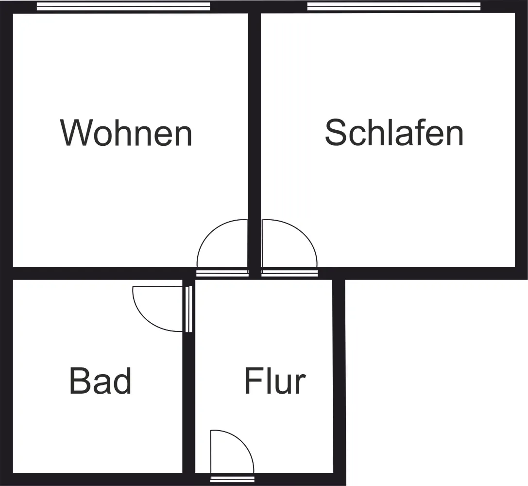 2 Zimmer Wohnung mit 28 m² in Halle (Saale) – Bild 5