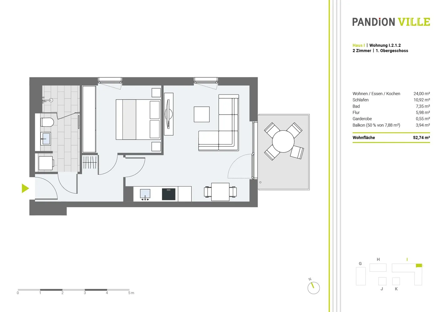 2 Zimmer Wohnung mit 53 m² in Bonn – Bild 10