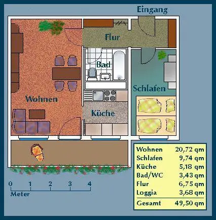 2 Zimmer Wohnung mit 50 m² in Dresden – Bild 4