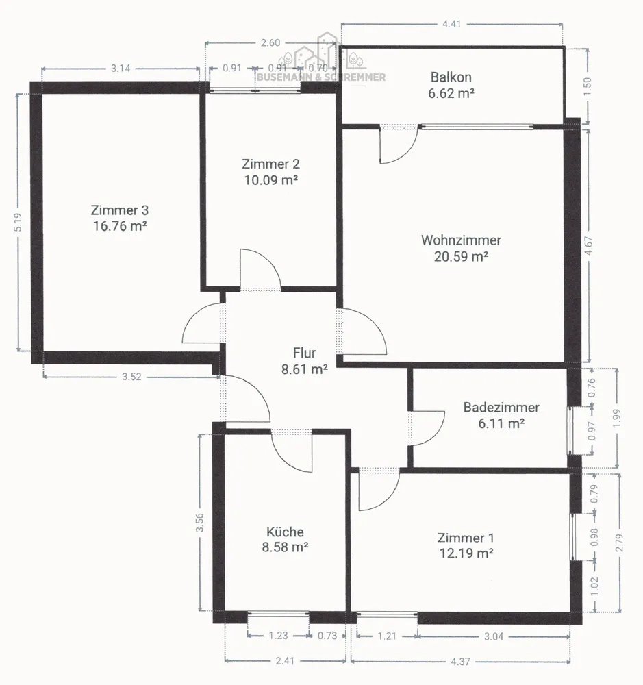 4 Zimmer Wohnung mit 86 m² in Hannover – Bild 12