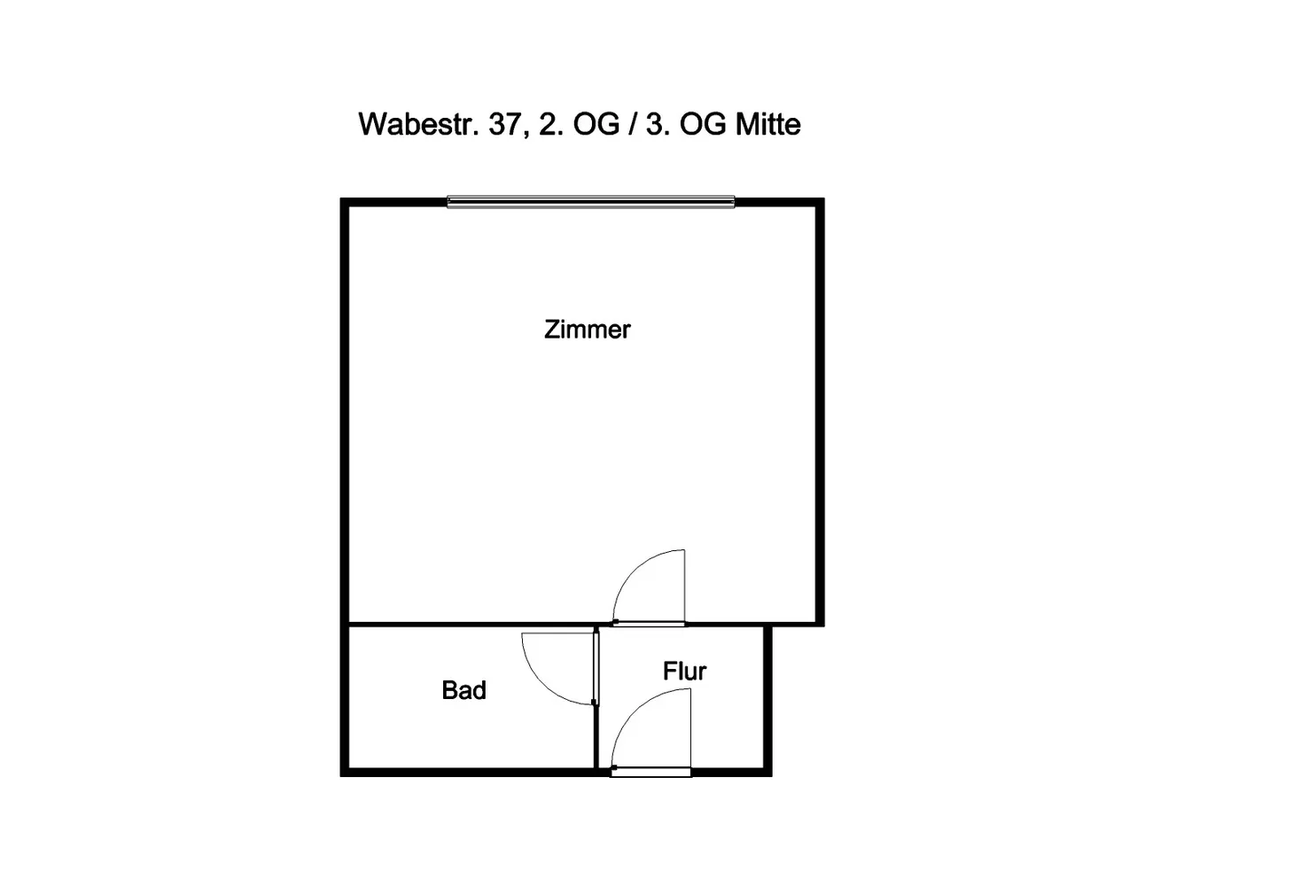 1 Zimmer Wohnung mit 25 m² in Braunschweig – Bild 3