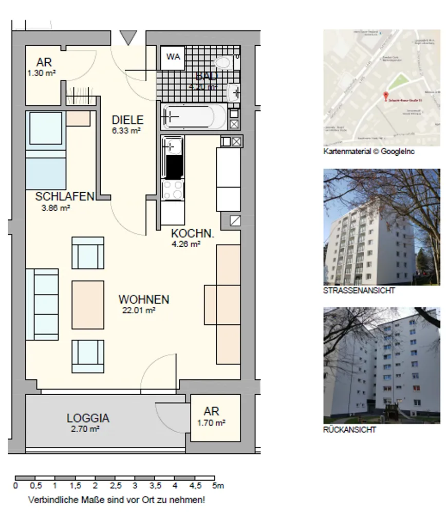 1 Zimmer Wohnung mit 49 m² in Essen – Bild 6