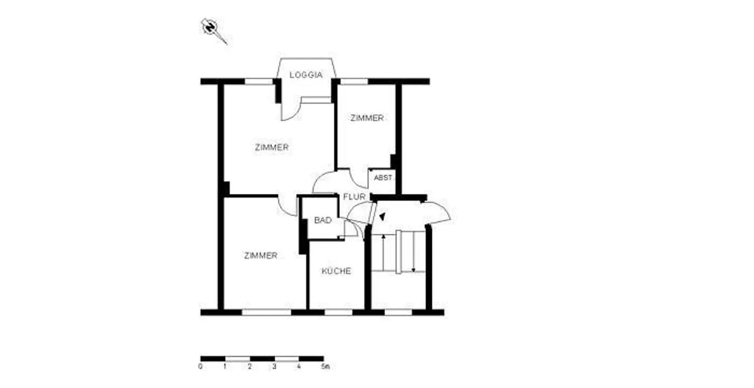 3 Zimmer Wohnung mit 56 m² in Bremen – Bild 2