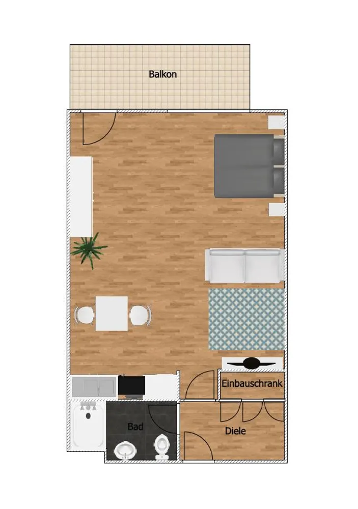 1 Zimmer Wohnung mit 48 m² in Dortmund – Bild 6