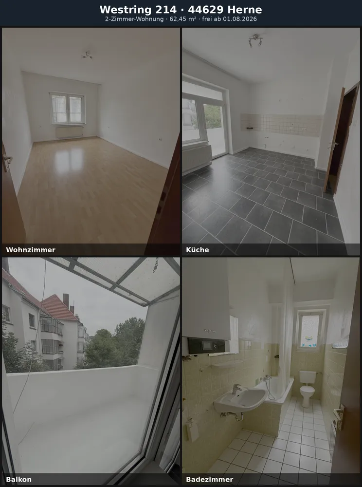 3 Zimmer Wohnung mit 62 m² in Herne – Bild 9