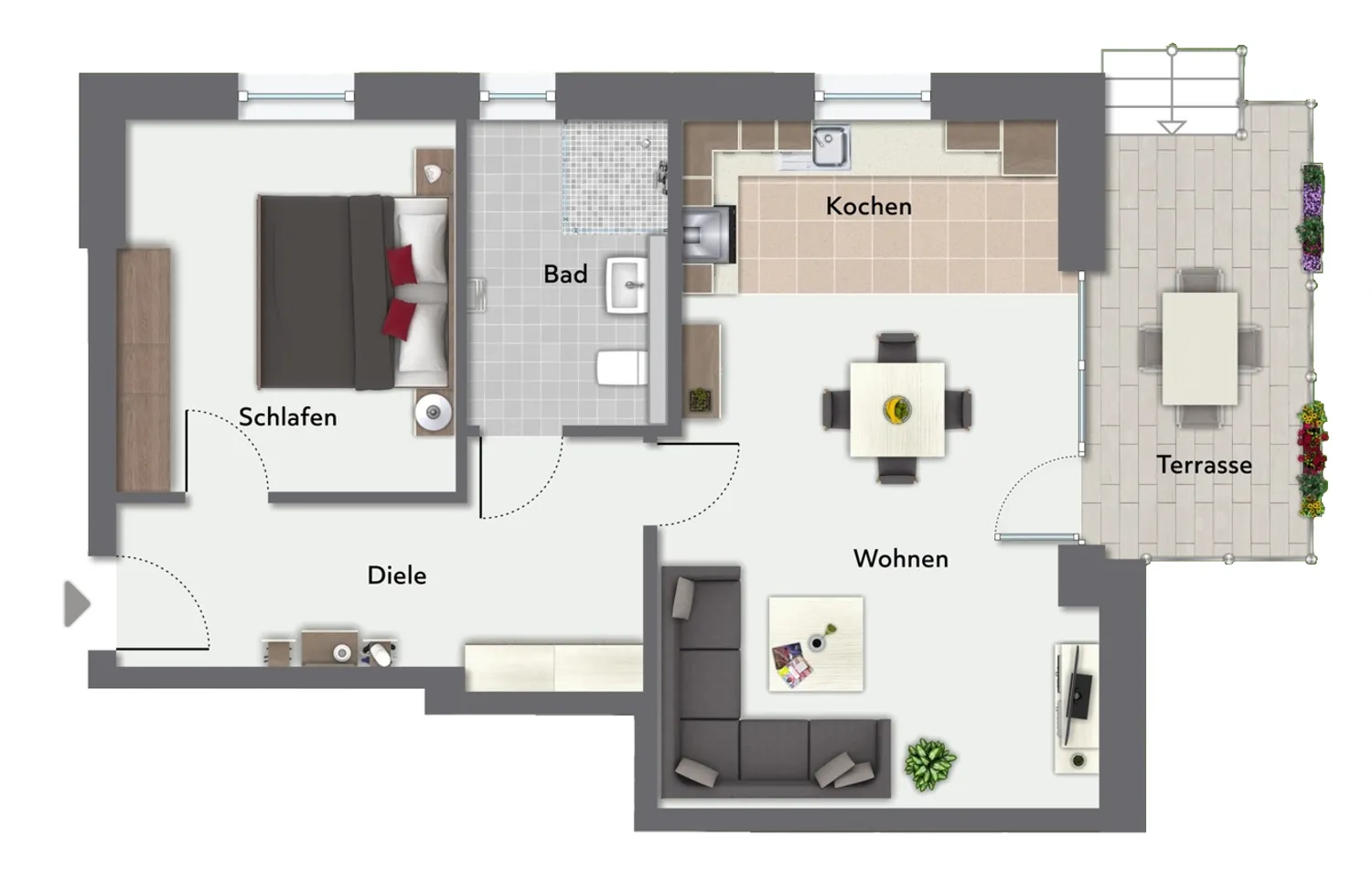 2 Zimmer Wohnung mit 69 m² in Münster – Bild 10
