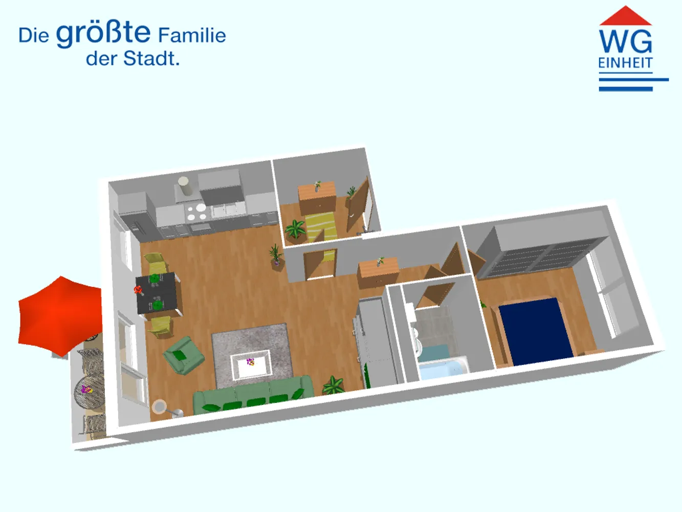 2 Zimmer Wohnung mit 56 m² in Chemnitz – Bild 5