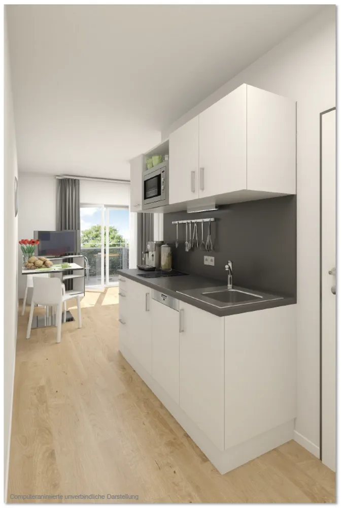 1 Zimmer Wohnung mit 29 m² in Paderborn – Bild 1