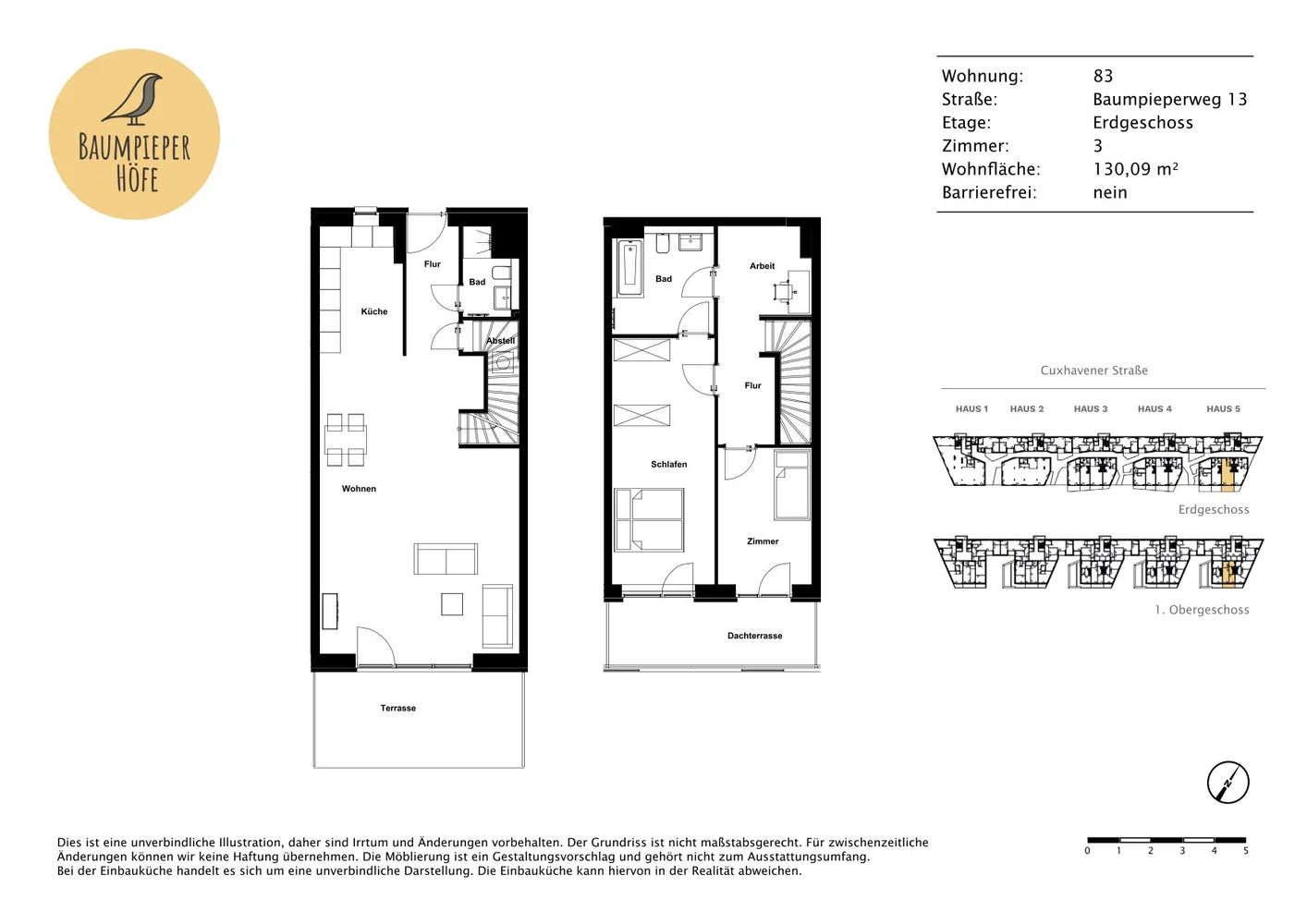 3 room apartment with 130 m² in Hamburg – Photo 8
