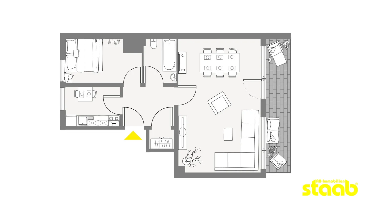 2 room apartment with 74 m² in Aschaffenburg – Photo 9