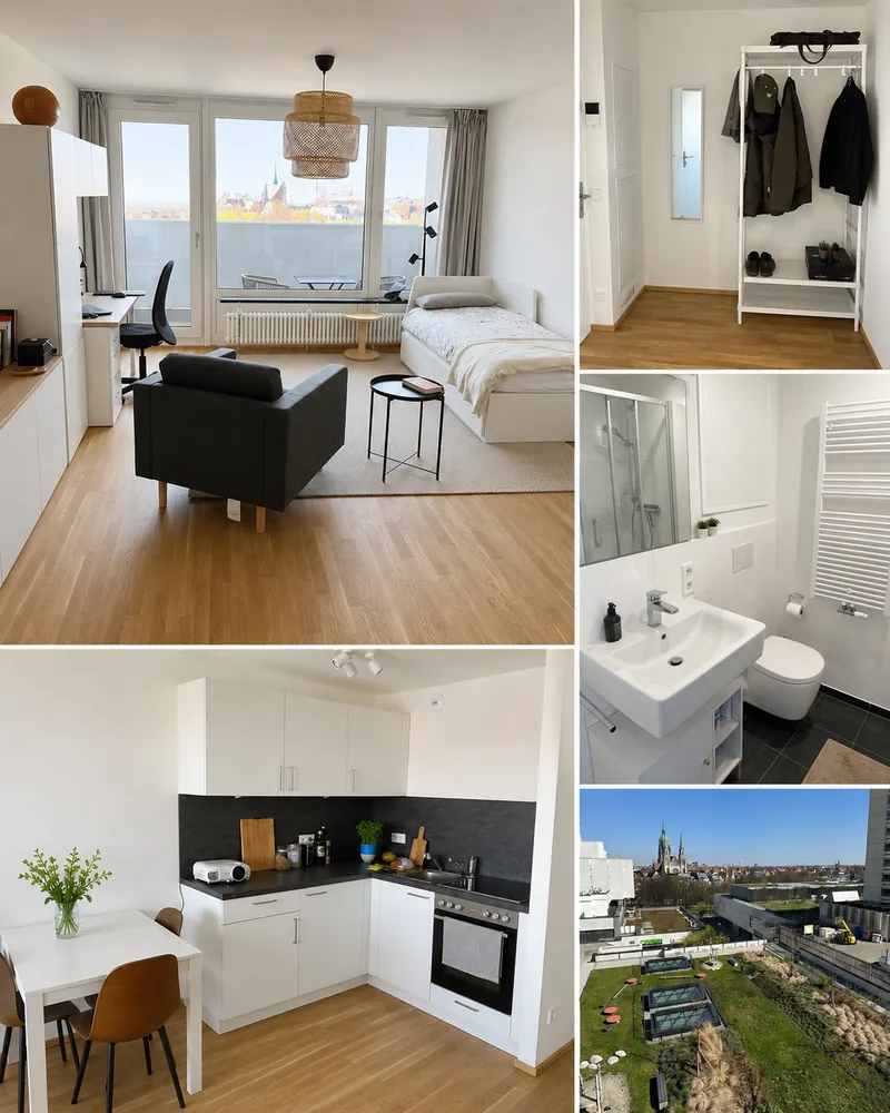 1 Zimmer Wohnung mit 37 m² in München – Bild 1