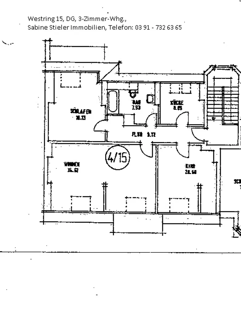 3 room apartment with 102 m² in Magdeburg – Photo 4