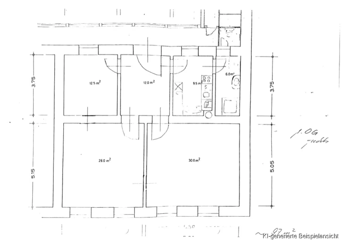 3 room apartment with 96 m² in Regensburg – Photo 4