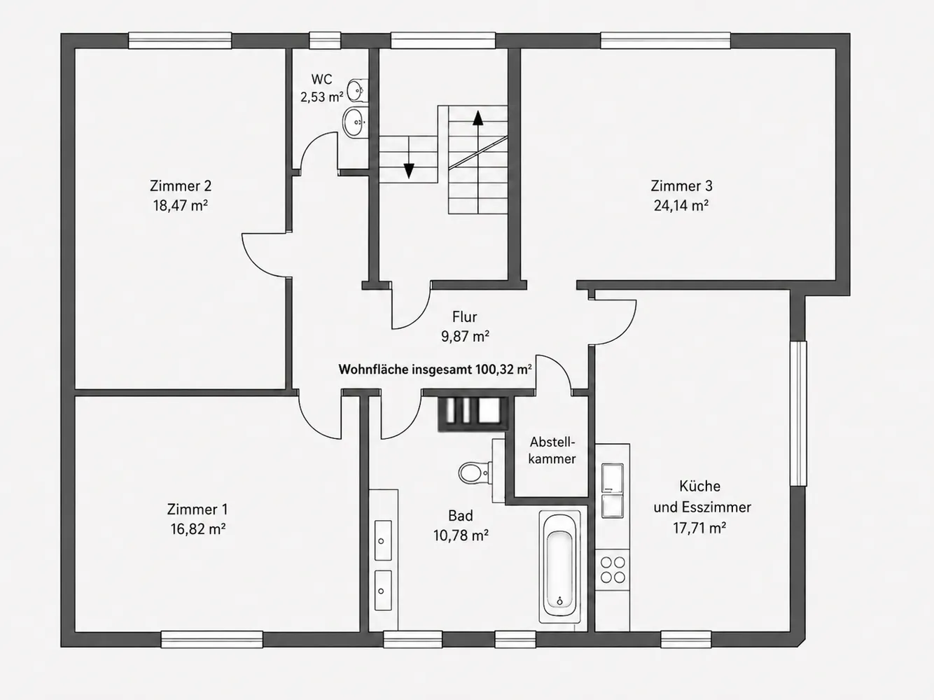 3 room apartment with 100 m² in Heidelberg – Photo 4