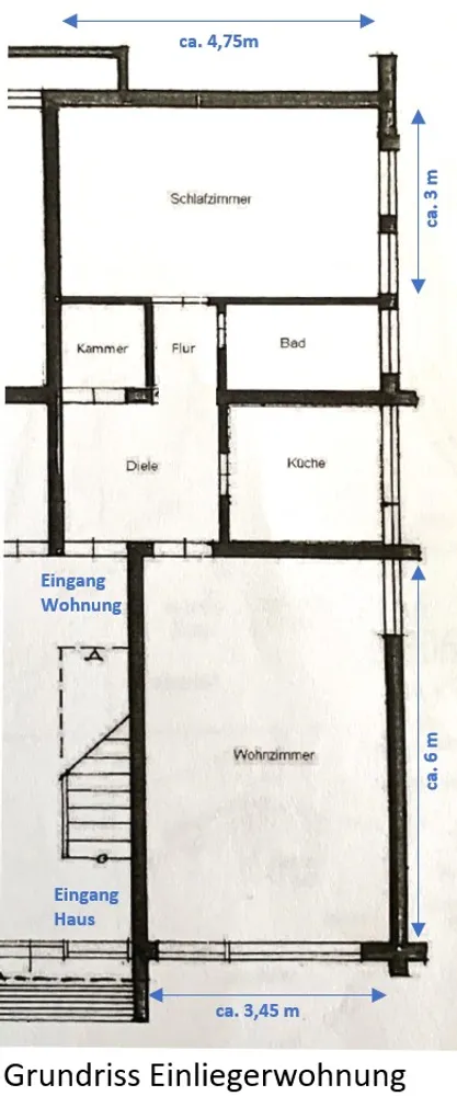 2 Zimmer Wohnung mit 55 m² in Karlsruhe – Bild 2