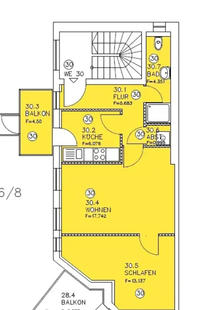 2 Zimmer Wohnung mit 51 m² in Magdeburg – Bild 6