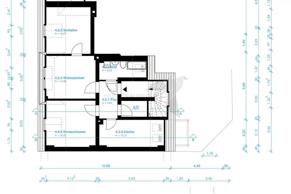 3 Zimmer Wohnung mit 76 m² in Zwickau – Bild 9