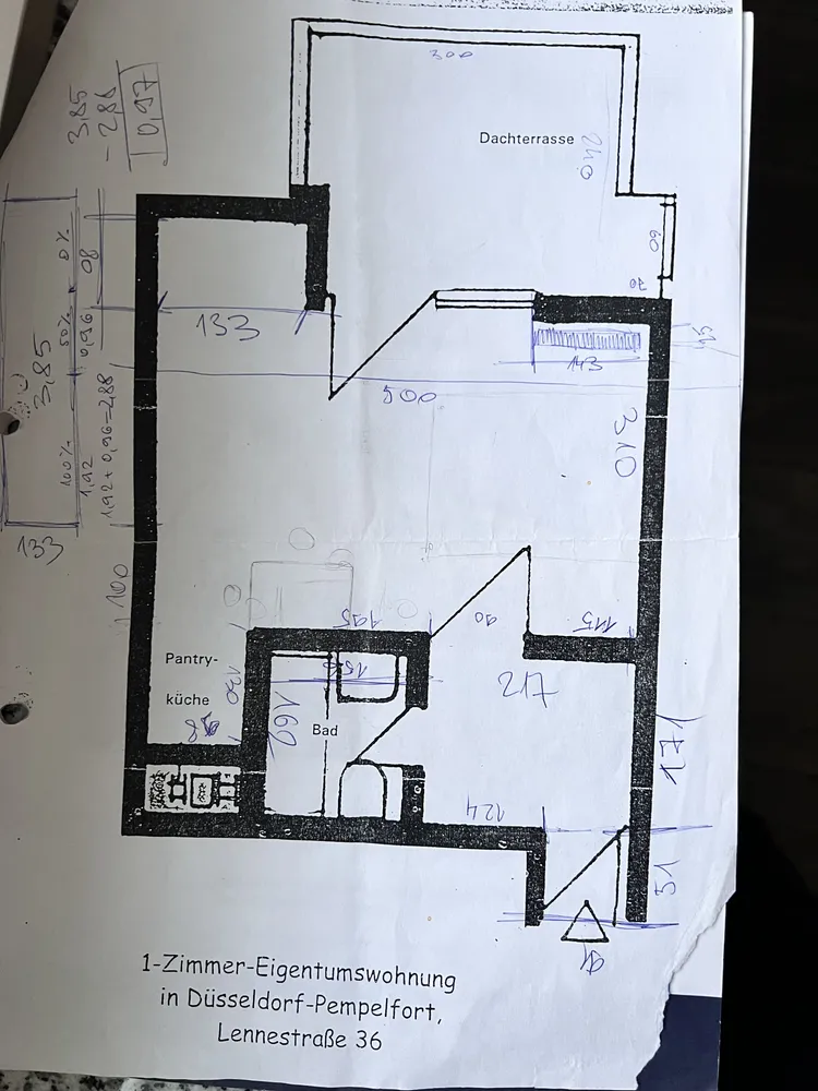 1 Zimmer Wohnung mit 30 m² in Düsseldorf – Bild 3