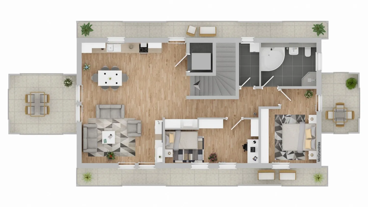 3 Zimmer Wohnung mit 129 m² in München – Bild 12