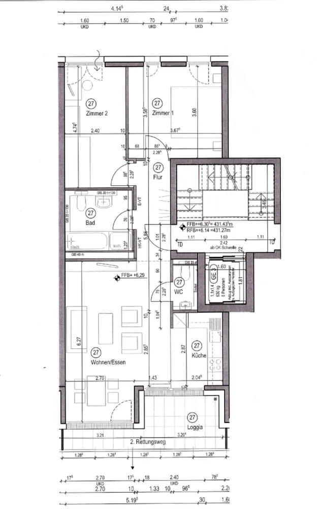 3 Zimmer Wohnung mit 72 m² in Stuttgart – Bild 4