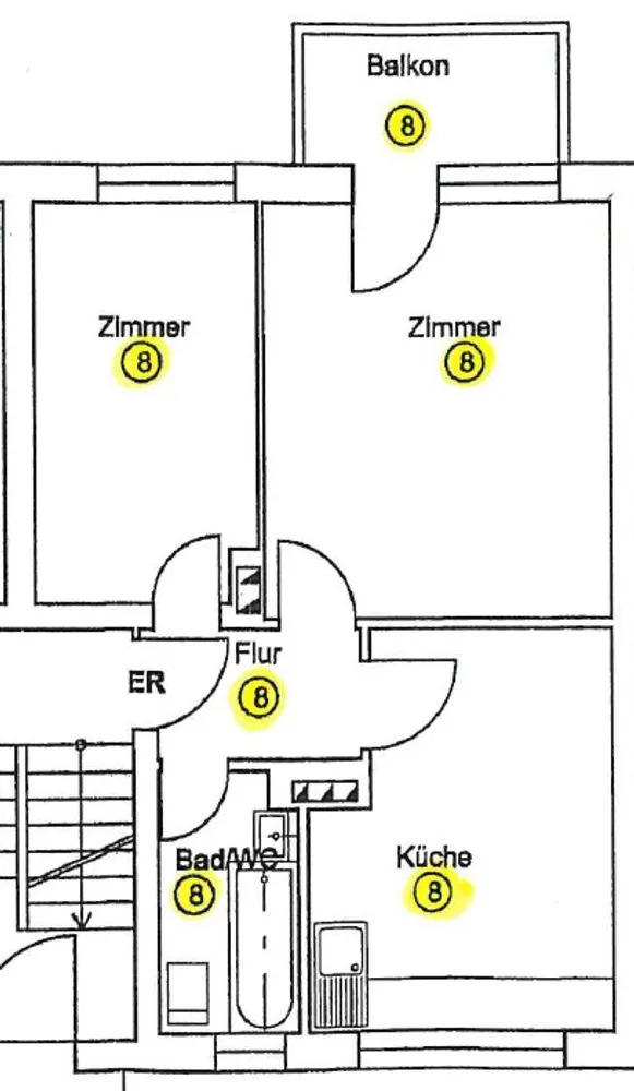 2 Zimmer Wohnung mit 47 m² in Darmstadt – Bild 9