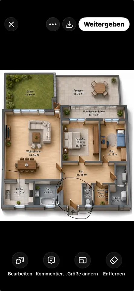 3 Zimmer Wohnung mit 145 m² in Koblenz – Bild 5