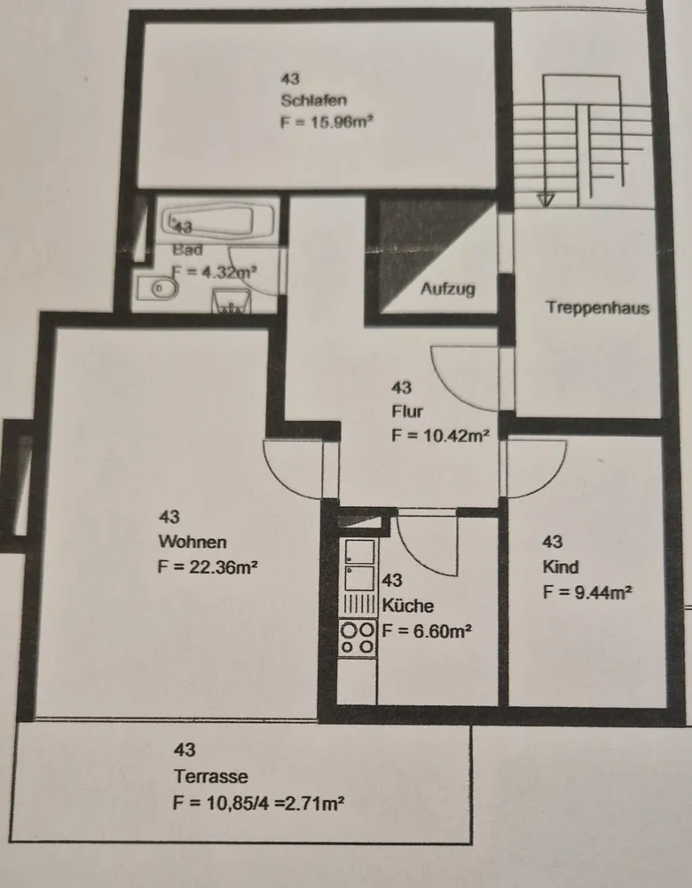3 Zimmer Wohnung mit 72 m² in Stuttgart – Bild 8
