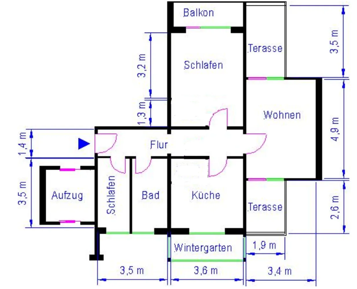 3 Zimmer Wohnung mit 74 m² in Magdeburg – Bild 4