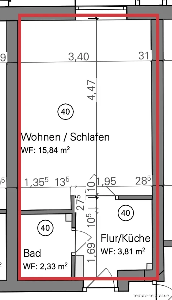 1 Zimmer Wohnung mit 22 m² in München – Bild 7
