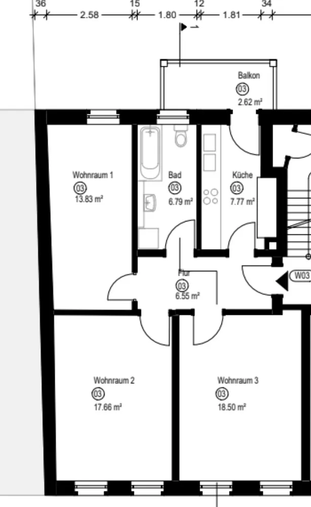 3 room apartment with 74 m² in Leipzig – Photo 4